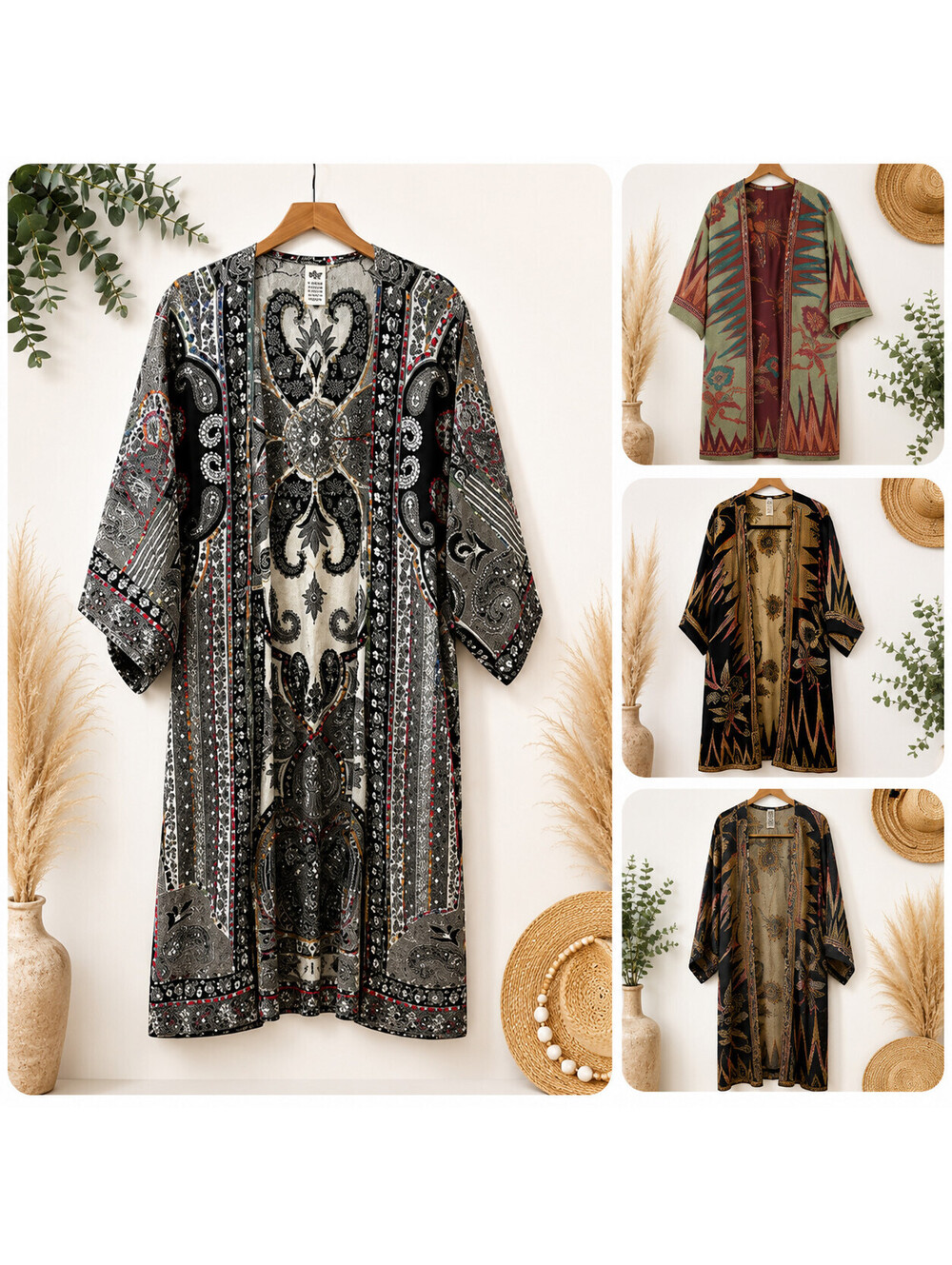 Raj Thick Stitch Embroidered Duster